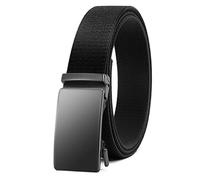 CHAOREN Elastic Belts for Men Elasticated 1 3/8" for Casual and Golf Trousers - Stretch Belts with Ratchet Buckle