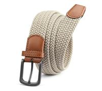 CHAOREN Elastic Belts for Men - Elasticated Belt Men 1 3/8" for Golf Trousers - Tight Performed Stretch Belt