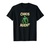 Chaos Agent of Mayhem - Matrix Dropout, Fun Graffiti Graphic T-Shirt