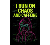 Chaos and Caffeine Lined Notebook: Cyber Aesthetic Diary for Writing, Work Notes, Ideas, and Daily Productivity