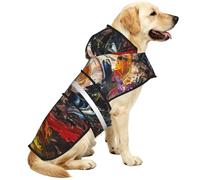 Chaos And Disorder Dog Raincoat With Adjustable Waterproof Pet Clothes, Lightweight Dog Rain Jacket Featuring Reflective Strip For Outdoor Walking And Hiking