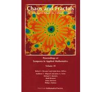 Chaos and Fractals: The Mathematics Behind the Computer Graphics (Proceedings of Symposia in Applied Mathematics)