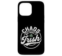 Chaos But Make It Irish Lucky Clover Case for iPhone 13 Pro Max