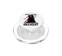 chaos cat cat black tom zoomies sarcasm cats PopSockets PopGrip for MagSafe