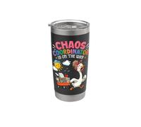 Chaos Coordinator Back to School Day Classroom Survival Fun Stainless Steel Insulated Tumbler