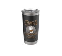 Chaos Coordinator Caffeine Lover Busy Mom Work Life Balance Stainless Steel Insulated Tumbler