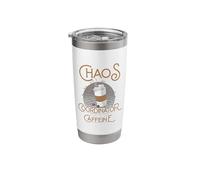 Chaos Coordinator Caffeine Lover Busy Mom Work Life Balance Stainless Steel Insulated Tumbler