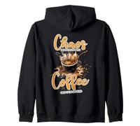 CHAOS COORDINATOR COFFEE COMPENSATED Zip Hoodie
