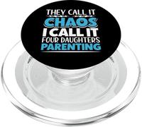 Chaos Coordinator Father - four daughters PopSockets PopGrip for MagSafe