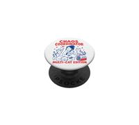 Chaos Coordinator Foster Fail Cat Mom PopSockets Adhesive PopGrip