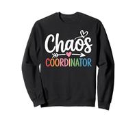 Chaos Coordinator Funny Teacher Student Back to School 2025 Sweatshirt