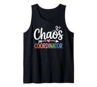 Chaos Coordinator Funny Teacher Student Back to School 2025 Tank Top