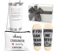 Chaos Coordinator Gifts,20 OZ Insulated Tumbler Birthday Gift for Women,Unique Idea for Teacher Appreciation Gifts,Office Gift for Coworker Boss,Thank You, Friend Christmas