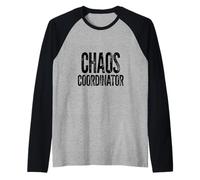 Chaos Coordinator Mom Boss Mom Life Coffee Humor Raglan Baseball Tee