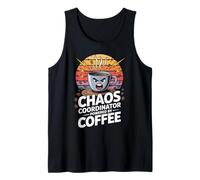 Chaos Coordinator Powered by Coffee Tank Top