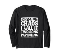 Chaos Coordinator - two sons Long Sleeve T-Shirt