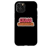 Chaos Coordinator Womens Kindergarten School Teacher Funny Case for iPhone 11 Pro