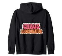 Chaos Coordinator Womens Kindergarten School Teacher Funny Zip Hoodie