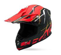 Chaos CS-1 Kids Motocross Crash Helmet (Inferno Red, XL (53-54cm))