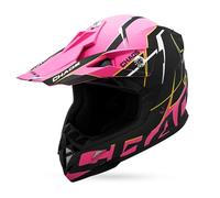 Chaos CS-1 Kids Motocross Crash Helmet (Power Pink, XL (53-54cm))