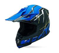 Chaos CS-1 Kids Motocross Crash Helmet (Turbo Blue, XL (53-54cm))
