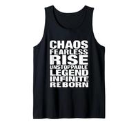 Chaos Fearless Rise Unstoppable Legend Infinite Reborn Gift Tank Top