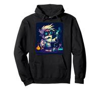 Chaos in the Lab with a Wacky Mad Scientist Style Pullover Hoodie