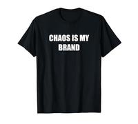 Chaos is My Brand T-Shirt, Men, Black, 3XL