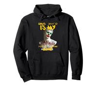 Chaos Is My Comfort Zone Funny Rebel Statement Pullover Hoodie