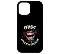 Chaos Is My Comfort Zone (Funny Statement & Clown Graphic) Case for iPhone 12 Pro Max