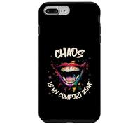 Chaos Is My Comfort Zone (Funny Statement & Clown Graphic) Case for iPhone 7 Plus/8 Plus