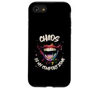Chaos Is My Comfort Zone (Funny Statement & Clown Graphic) Case for iPhone SE (2020) / 7/8