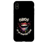 Chaos Is My Comfort Zone (Funny Statement & Clown Graphic) Case for iPhone XS Max