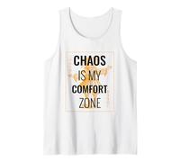 Chaos Is My Comfort Zone (Rebel Statement & Graphic) Tank Top