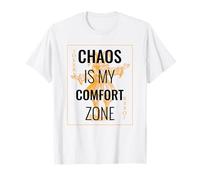 Chaos is My Comfort Zone (Rebel Statement & Joker Graphic) T-Shirt