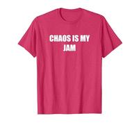 Chaos is My Jam T-Shirt, Men, Red Heather, Medium