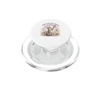Chaos Is My Love Language Cat Kitten Rainbow Flowers PopSockets PopGrip for MagSafe