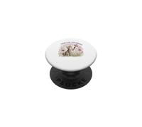 Chaos Is My Love Language Cat Kitten Rainbow PopSockets Adhesive PopGrip