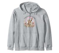 Chaos Is My Love Language Cute Kitten Rainbow Cat Zip Hoodie