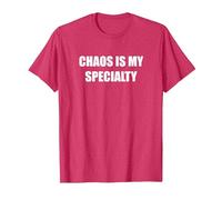 Chaos is My Specialty T-Shirt, Men, Red Heather, Medium