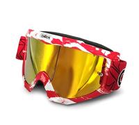 Chaos Kids MX Goggles (Red/Black)