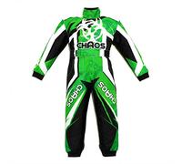 Chaos Kids Off Road Motocross Suit (Green, M (31", 7-9 yrs old))