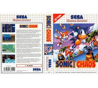 Chaos Master System Replacement Game Insert Cover Art Only