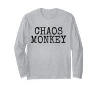 Chaos Monkey TECH Engineer TEES Long Sleeve T-Shirt