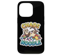 Chaos Noodle Funny Ferret Owner Pet Lover Quote Name Joke Case for iPhone 13 Pro