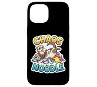 Chaos Noodle Funny Ferret Owner Pet Lover Quote Name Joke Case for iPhone 15
