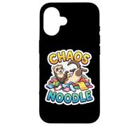 Chaos Noodle Funny Ferret Owner Pet Lover Quote Name Joke Case for iPhone 16