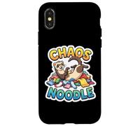 Chaos Noodle Funny Ferret Owner Pet Lover Quote Name Joke Case for iPhone X/XS