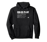 Chaos Pilot Definition - Funny Leader Project Manager Pullover Hoodie