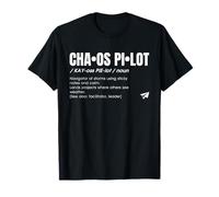 Chaos Pilot Definition - Funny Leader Project Manager T-Shirt